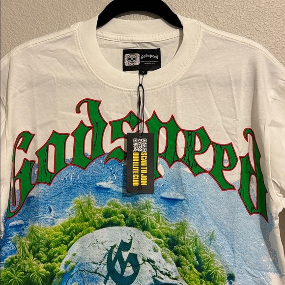 Godspeed Skull Private Island T-shirt - Picture 4 of 9